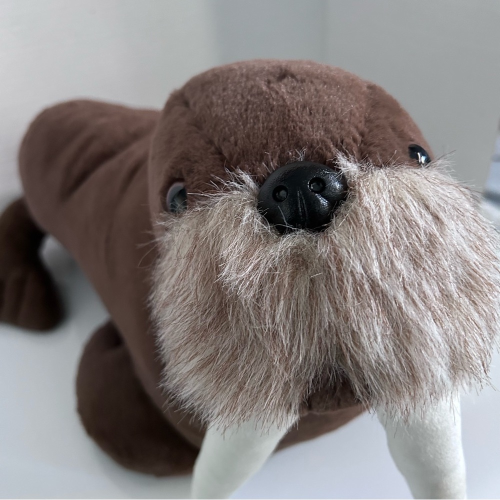 Stuffed Animal House Brown Walrus plush 20”